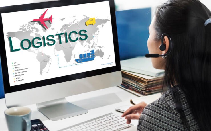 Logistics Freight Management Storage Supply Concept